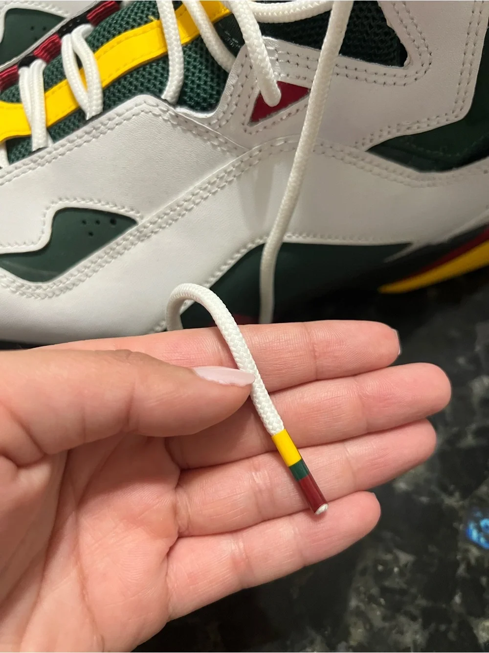 Air Jordan True Flight 'White Fir Amarillo